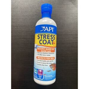 API STRESS COAT Aquarium Water Conditioner 16oz Bottle